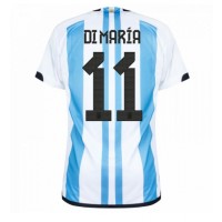 Camiseta Argentina Angel Di Maria #11 Primera Equipación Replica Mundial 2022 mangas cortas